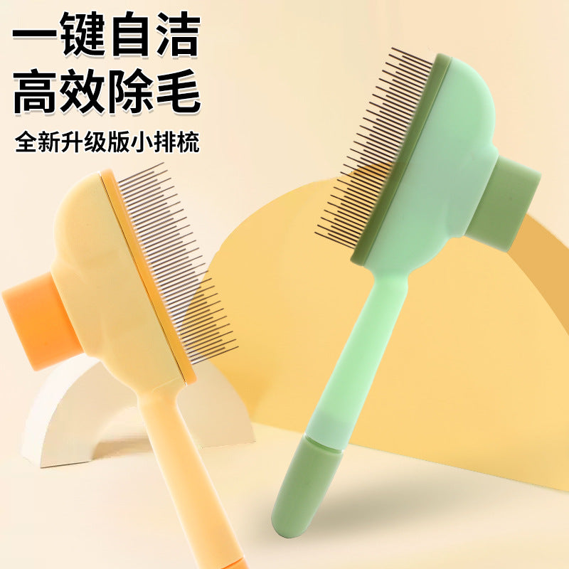 Hot-Selling Cross-Border Pet Electric Spray Comb Cat Dog One-Click Spray Non-Damaging to Skin Removes Loose Hair Massage Comb Mango Comb