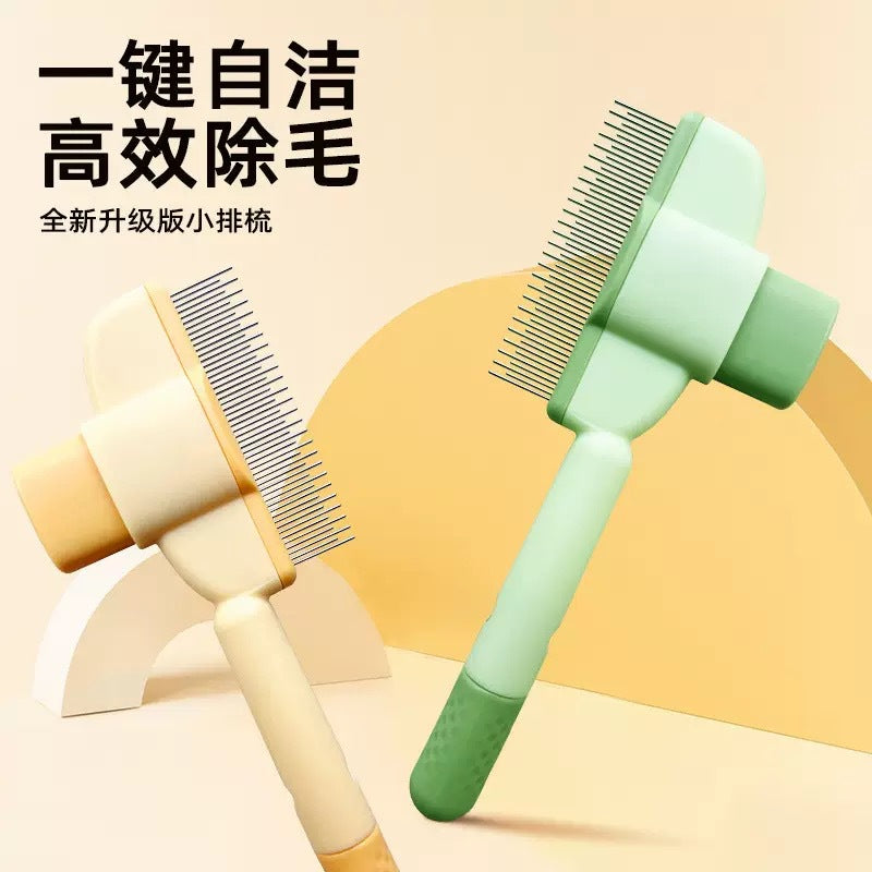 Hot-Selling Cross-Border Pet Electric Spray Comb Cat Dog One-Click Spray Non-Damaging to Skin Removes Loose Hair Massage Comb Mango Comb