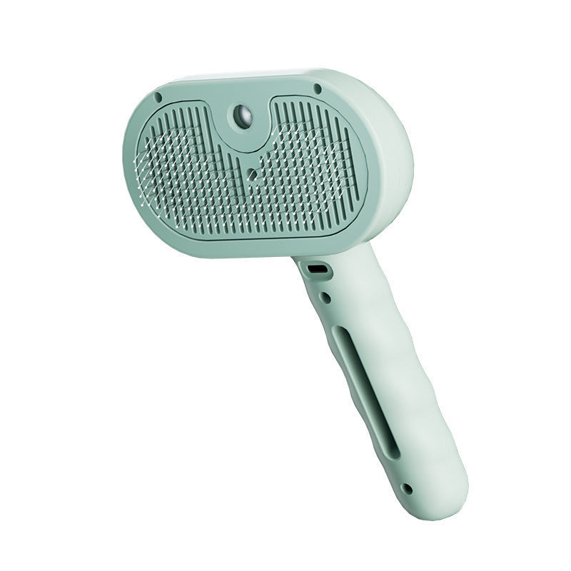 Hot-Selling Cross-Border Pet Electric Spray Comb Cat Dog One-Click Spray Non-Damaging to Skin Removes Loose Hair Massage Comb Mango Comb