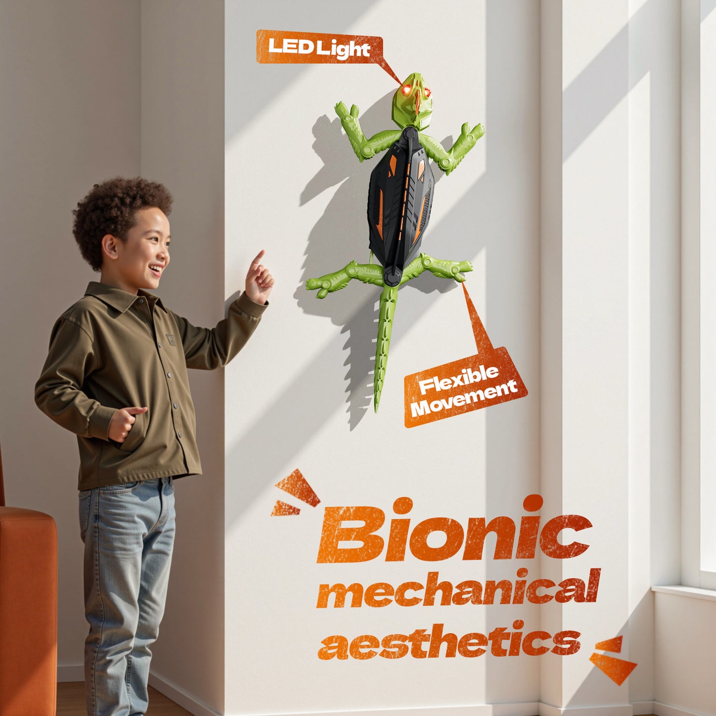 Wall climbing Toy