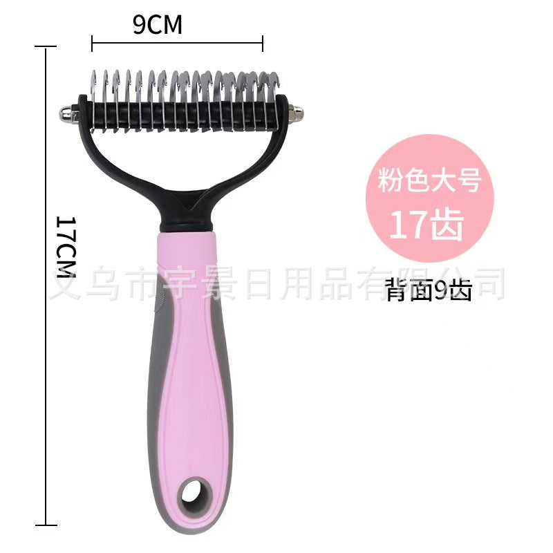 Hot-Selling Cross-Border Pet Electric Spray Comb Cat Dog One-Click Spray Non-Damaging to Skin Removes Loose Hair Massage Comb Mango Comb