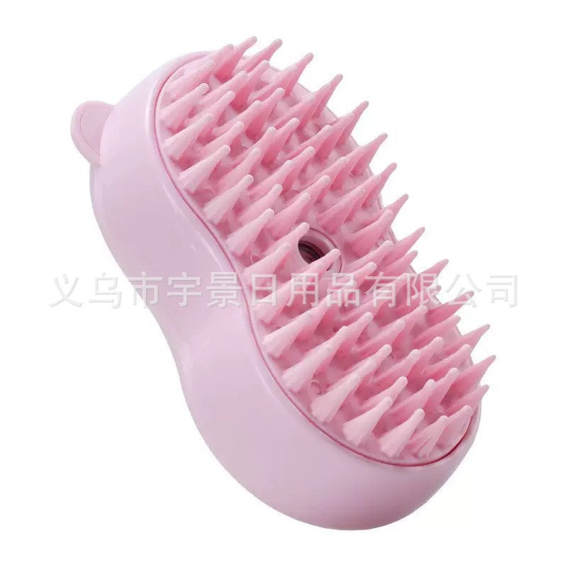 Hot-Selling Cross-Border Pet Electric Spray Comb Cat Dog One-Click Spray Non-Damaging to Skin Removes Loose Hair Massage Comb Mango Comb