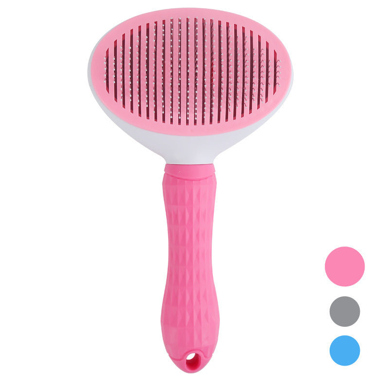 Hot-Selling Cross-Border Pet Electric Spray Comb Cat Dog One-Click Spray Non-Damaging to Skin Removes Loose Hair Massage Comb Mango Comb