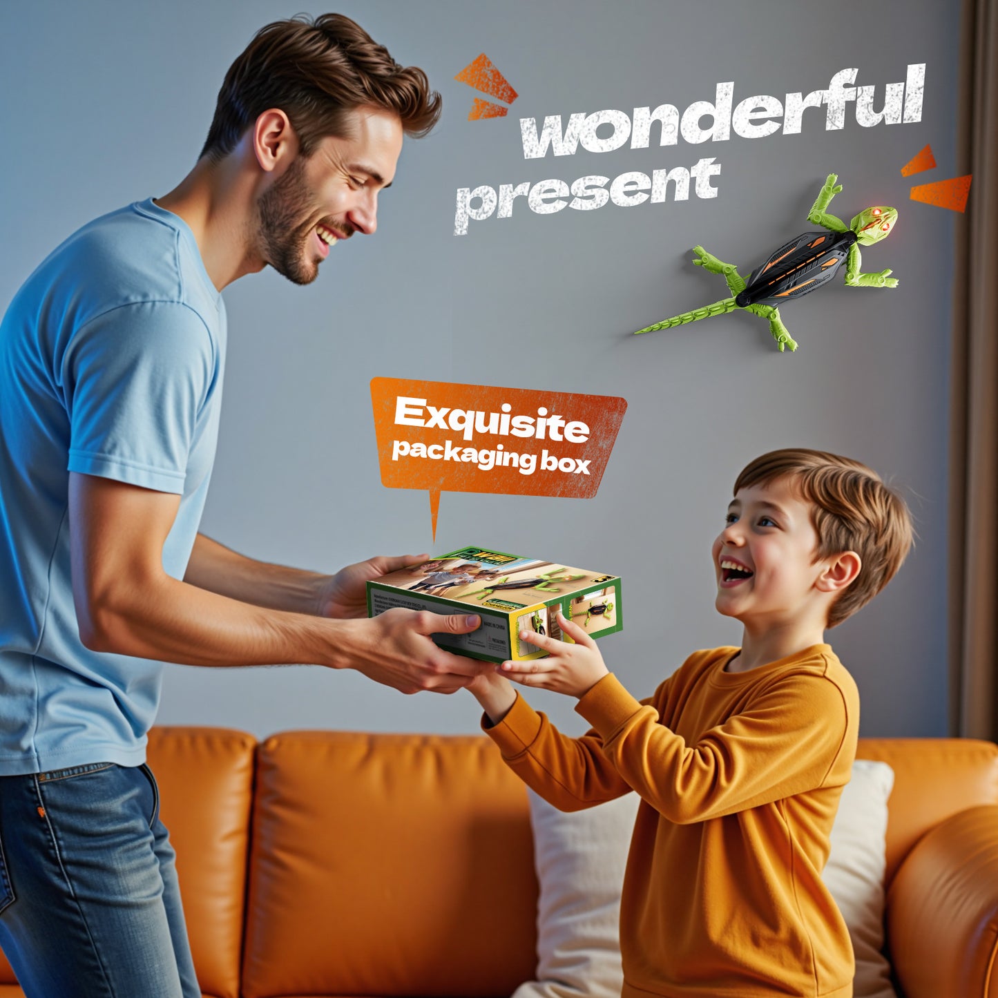 Wall climbing Toy