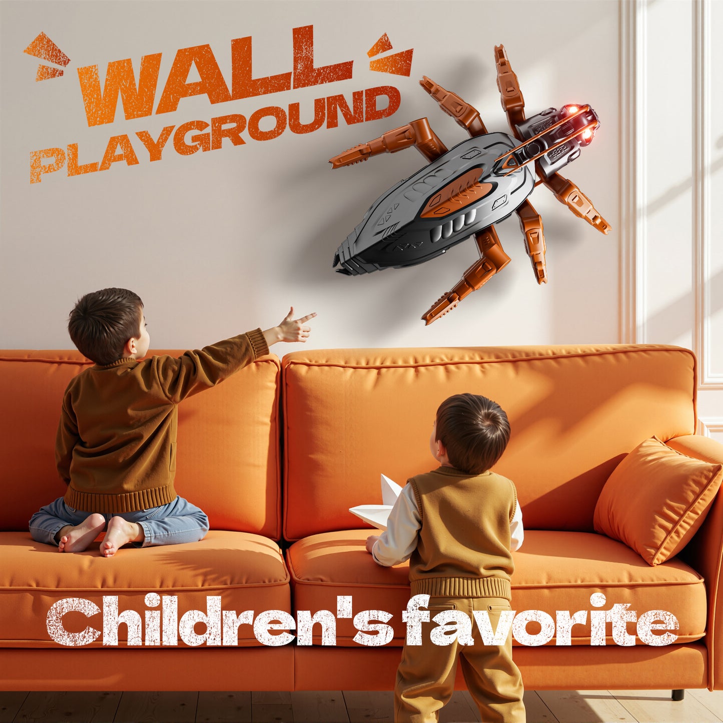 Wall climbing Toy
