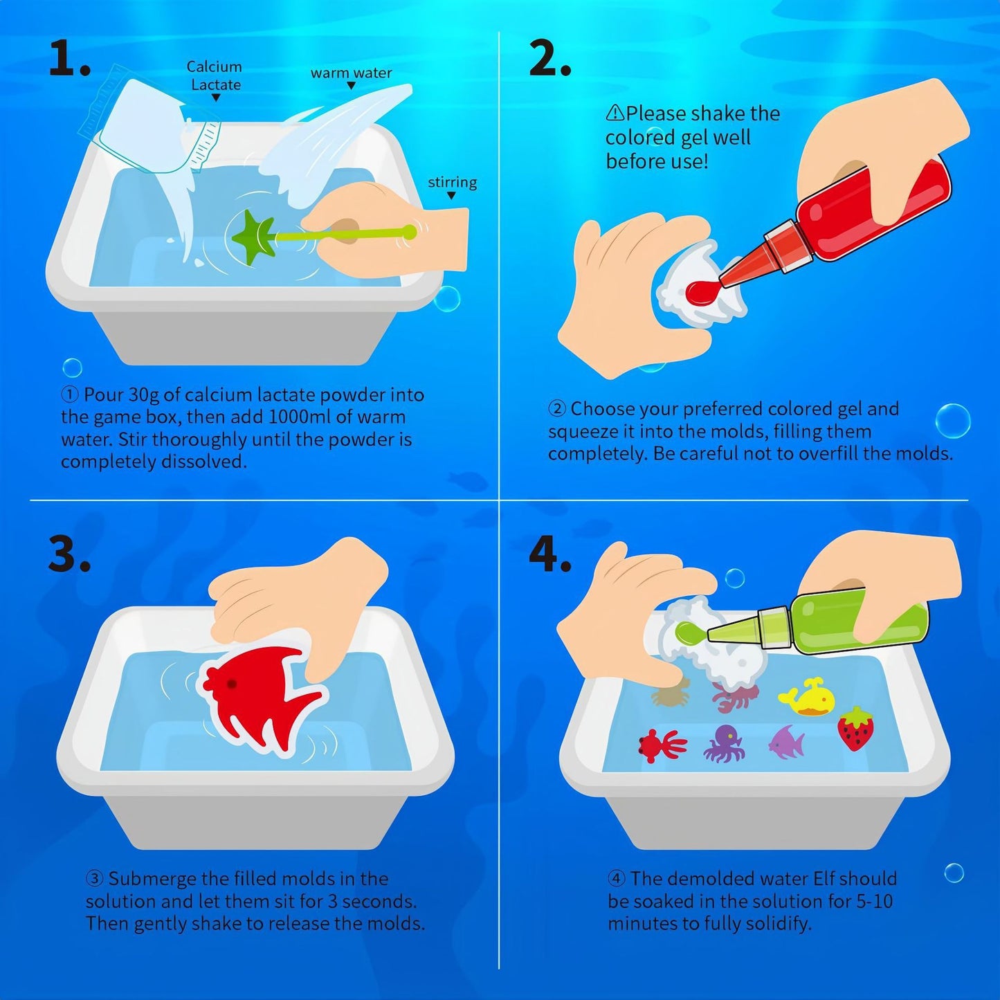 Magic Water Elf Toy Magical Water Baby DIY