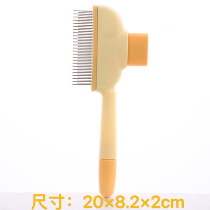 Hot-Selling Cross-Border Pet Electric Spray Comb Cat Dog One-Click Spray Non-Damaging to Skin Removes Loose Hair Massage Comb Mango Comb