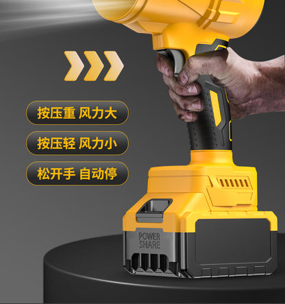 High-Power Lithium Battery Dust Blower Car Wash Water Blower Portable Household Violent Turbo Fan Machine Dropshipping